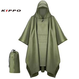 High Quality Manufacturer Rain Poncho Reflect <strong>Nylon</strong> <strong>Raincoat</strong> for Motorcycle and Adults Rain Wear - Product Image 5