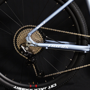 Vélo de montagne en aluminium léger, roues de 29 pouces, transmission à 12 vitesses, frein à disque hydraulique, suspension pneumatique, unisexe, adultes, MK7 Aluminium F - Product Image 3