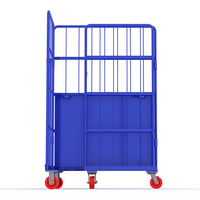 Easy — cage à roulettes pliante, chariot à plateforme pour le stockage, robuste, conteneur de rouleau stable, chariot de transport en métal, 500kg
