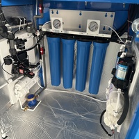 Distributeur d'eau potable commercial à double sortie, grande capacité, machine à eau automatique, fonction SDK, pièce de monnaie, UV
