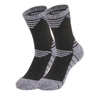 Calcetines de esquí térmicos, impermeables, gruesos, protectores, de spandex/algodón, casuales, hasta el tobillo, acolchados, que absorben la humedad, para invierno. - Product Image 1