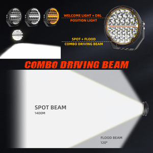 Xe tải ánh sáng mái 9 inch làm việc ánh sáng LED 9 inch ánh sáng tại chỗ 4x4 với năng động <span class=keywords><strong>DRL</strong></span> - Product Image 3