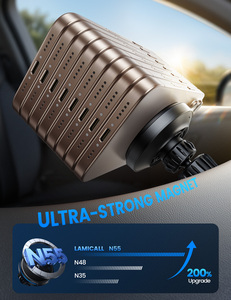 Chargeur de voiture sans fil Lamicall MG25-T certifié Qi2 15W avec lumière RGB, support magnétique pour téléphone, tableau de bord de voiture, grille d'aération, support de charge rapide - Product Image 3