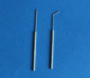 เข็มผ่าตัดแบบตรงหรือแบบงอ ด้ามโลหะ สำหรับใช้ในห้องปฏิบัติการ - Product Image 2