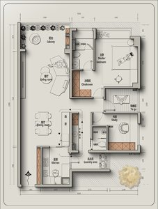HAIYUE Servizio Professionale di Personalizzazione Completa della Casa, Rendering 3D, <span class=keywords><strong>Design</strong></span> d'Interni, Soluzione Completa per Progetti Domestici - Product Image 2