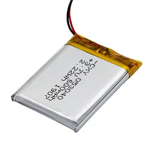 BIS KC CE Certification Rechargeable Battery Lithium Polymer Battery 503040P 600mah 3.7V For Consumer Electronics