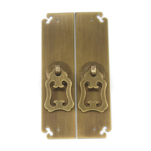 Poignées de meuble rectangulaires en laiton de style chinois, durables, pour portes d'armoires JHG 053 - Product Image 5