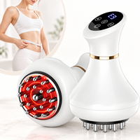 Masseur corporel à ventouses Meridian 1200mAh rechargeable pour l'élimination de la cellulite avec contrôle de la minuterie pour le Gua Sha et les soins de la peau