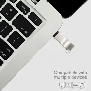 Özel Mini dalga kavisli Metal USB 2.0 Flash sürücü lazer kazınmış logosu kişiselleştirilmiş özelleştirme yeni ürün