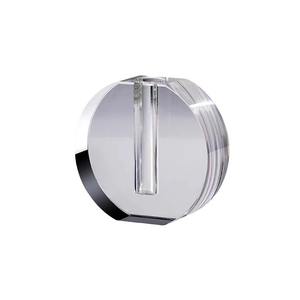 Vase en verre cristal géométrique moderne et créatif, vase décoratif transparent pour table de salon - Product Image 4