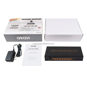 3D ชุดสเกลเดอร์ Full HD UHD HDR EDID,3840X2160 1ใน4ออก4K 60Hz <span class=keywords><strong>HDCP</strong></span> <span class=keywords><strong>2.2</strong></span> 1X2 1X4พอร์ต HDMI <span class=keywords><strong>Splitter</strong></span> 4K - Product Image 6