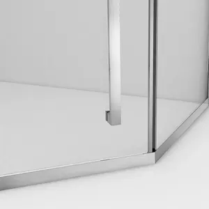 <span class=keywords><strong>Cabine</strong></span> de <span class=keywords><strong>douche</strong></span> moderne en acier inoxydable et verre trempé, avec structure en bambou chinois doré, modèle OT-910431 (4+4mm) - Product Image 6