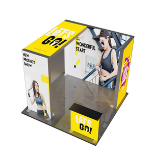 Mesa de Exhibición Plegable de Aluminio Portátil de 10x10 pies (300x300 cm) con Iluminación LED de Alta Intensidad, Impermeable, Fácil de Instalar sin <span class=keywords><strong>Herramientas</strong></span> - Product Image 5