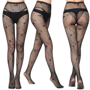 Vente chaude Collants résille sexy pour femmes, tissage jacquard, collants résille, lingerie, bas sexy - Product Image 6