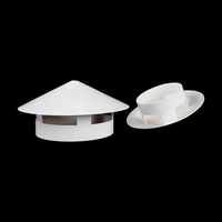 Capot de ventilation de toit en PVC intégré avec technique de moulage pour cheminée en plastique, capot d'évacuation, accessoires de ventilation