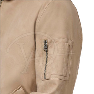 Custom Design <b>Leather</b> <b>Jacket</b> Solid Color <b>Men</b> <b>Leather</b> <b>Jacket</b> Streetwear Breathable <b>Men</b> <b>Leather</b> <b>Jacket</b> - Product Image 6