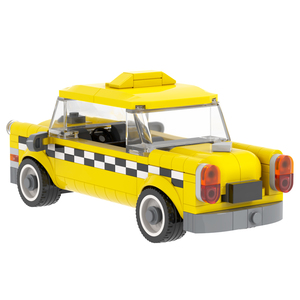 Modèle de voiture de <span class=keywords><strong>taxi</strong></span> MOC City à <span class=keywords><strong>New</strong></span> <span class=keywords><strong>York</strong></span>, ensembles de blocs de construction en plastique pour enfants, jouets MOC4160 - Product Image 5