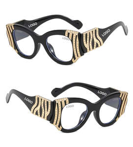 Montura de Gafas para Mujer DZ, Diseño Floral Personalizado, Metal Pesado, Gafas Planas con Protección Anti-Luz Azul, Elegante - Product Image 6