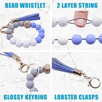 9 pièces Porte-clés de sécurité pour femmes Ensemble de porte-clés d'autodéfense Alarme sirène Bracelet d'autodéfense Porte-clés Accessoires