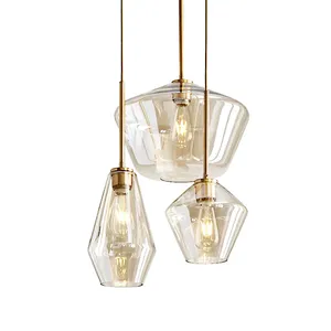 Licht Hanglamp San Bril Gloeilamp Hangend Glas Woonkamer Vintage 60 90 Modern Ijzer & Glas 10000