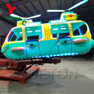 Divertido Atracción Giratoria para la Familia: Helicóptero Airbus Luminoso para Parques de Atracciones, Carnavales y Ferias al Aire Libre - Product Image 2