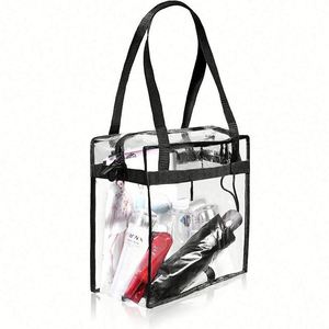 Bolsa de Mano Transparente Grande y Elegante Personalizada, Bolsa de Hombro de PVC Transparente con Impresión de Letras, Bolsa de Playa, Bolsa de Viaje, Bolsa de Compras para Mujer - Product Image 4