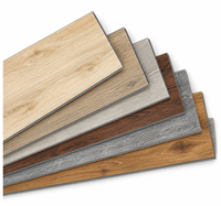 Revêtement de sol en vinyle PVC à clipser, planches LVT emboîtables, imperméables, antidérapantes, imitation bois, pour la décoration de la maison, des hôtels et des bureaux