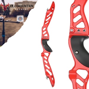 25 "màu đỏ nhôm bắn cung <span class=keywords><strong>recurve</strong></span> cung và mũi tên thiết lập cho cạnh tranh Riser bắn cung - Product Image 2