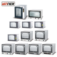 Four à convection professionnel à vision complète avec chauffage rapide de 2,6 kW, brunissage supérieur pour restaurants et hôtels EB-1AE
