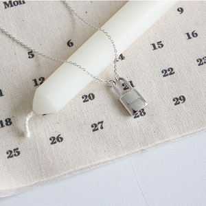 שרשרת הצהרה אישית חרוט שרשרת מנעול חופש עבור גברים ונשים - Product Image 4