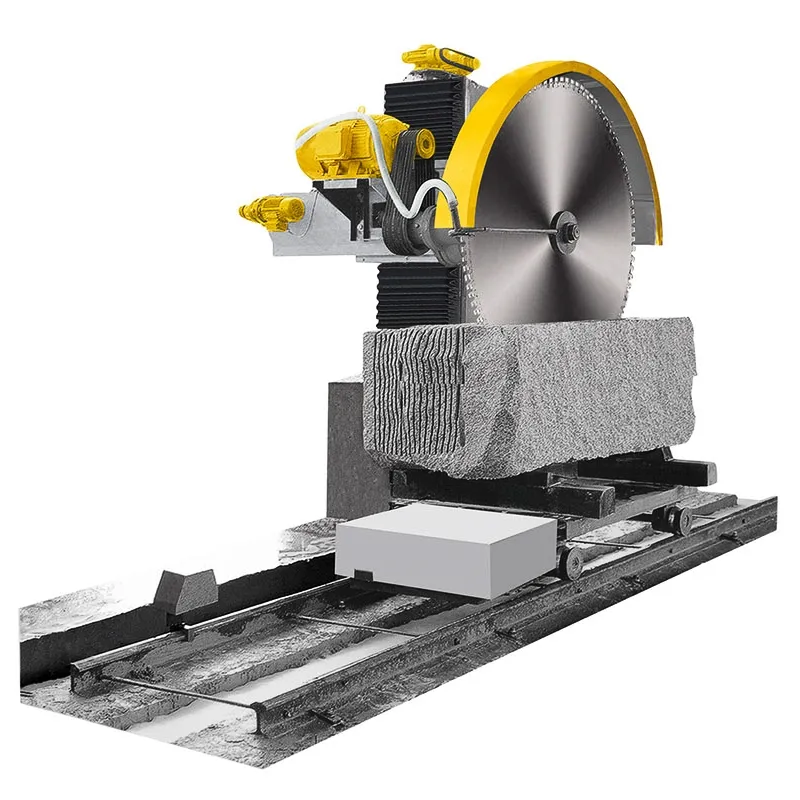 WANLONG QZQ-1600 Single Column Automatic Stone Block Cutting Machine for Processing Granite Marble Block Into Slabs