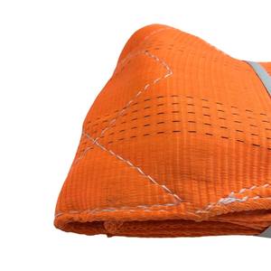 高強度1トン2トン以上カラーコードポリエステル二重リフティングウェビングベルトボートクレーンリフトラウンドフラットウェビングスリング - Product Image 4