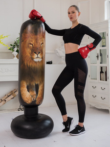Sac de frappe gonflable autoportant de nouveaux modèles pour la <span class=keywords><strong>boxe</strong></span> remplie d'air en PVC de sport pour la pratique - Product Image 2