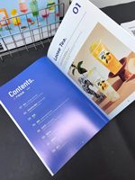 Impression de dépliants, catalogues, magazines, brochures, livrets, manuels d'instructions et flyers avec logo personnalisé