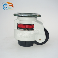 Roulette pivotante de nivellement rétractable 40F/60F/80F/100F roulettes industrielles robustes réglables