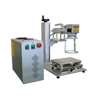 Mesin pengukir Laser, 20W 100W tipe kombinasi/terpisah mudah dioperasikan serat Laser untuk perhiasan logam kecil BMP AI