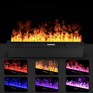Chimenea <span class=keywords><strong>El</strong></span>éctrica Decorativa de Vapor de <span class=keywords><strong>Agua</strong></span> 3D de 70CM con Recarga Automática de <span class=keywords><strong>Agua</strong></span>, Llama Multicolor Controlada por Aplicación - Product Image 1