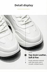 Sneakers de course pour hommes en cuir véritable – un design populaire alliant style noble et styles contemporains - Product Image 5