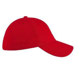 Gorra de Béisbol Roja de Algodón 100% a Bajo Precio en China, con Bordado a Mano y Estampado en Relieve, Diseño Personalizado Unisex - Product Image 2