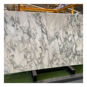 Losa de Mármol Calacatta Gold de Lujo, Fabricada en Italia, Azulejo Natural Grande para Baño, Sala de Estar, Piso, Escalera, Encimera, Pared de Fondo - Product Image 1