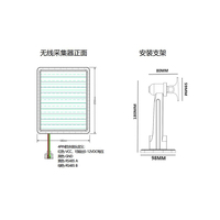 Collecteur de données sans fil YL-220L LoRa/NB-IoT SX1278 RS485 solaire IP67 GNSS pour la surveillance du niveau de liquide, de la pression et du débit des capteurs