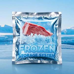 Sacs en mylar à structure autoportante et à trois joints personnalisés stockage des épices étanches à l'humidité de qualité alimentaire pour les aliments surgelés et la gelée - Product Image 2