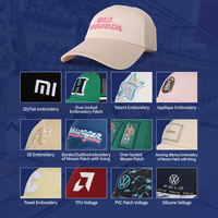 Casquette de baseball trucker à visière incurvée réglable, 6 panneaux, broderie 3D en relief, logo personnalisé, dos en maille, pour le sport et le golf