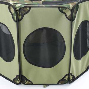 Corral Plegable de Alta Calidad para Mascotas, de 8 Paneles, con Malla Transpirable Antiarañazos - Product Image 5