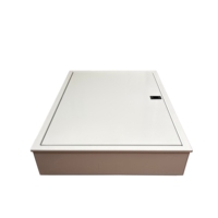 Boîtier de distribution mural métallique modulaire étanche IP55, surface polie, service personnalisé, pour instruments électroniques