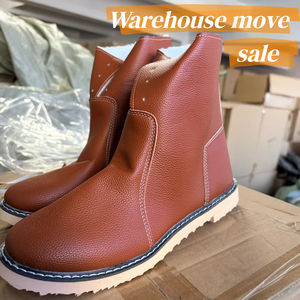 منتج رائج لعام 2026: أحذية ثلج نسائية، أحذية شتوية للكاحل مع بطانة صوف رقيقة، أحذية خارجية عصرية مبطنة بالفرو - Product Image 1