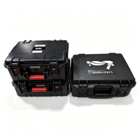 Estuche de Transporte para Dispositivo Lidar GreenValley, Estuche Protector para GNSS, Compatible con Escáner LiGrip O2 Slam Handy/Móvil/UAV, Color Negro