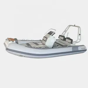 デラックス13フィートディープVハルハイパロン/PVC/OrcaSportアルミニウムRhib390インフレータブルボート