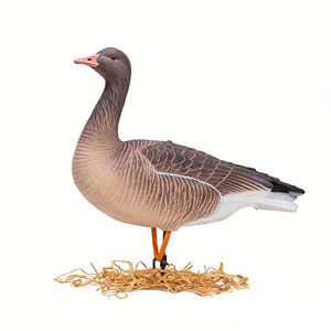 Décoy de chasse à l'oie pliable en EVA en vrac - 3D 500g Flottant en plastique souple avec pied orange pour utilisation en extérieur - Product Image 3