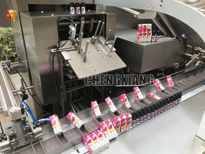 Máquina Automática para Encartonar Botellas y Tubos de Cosméticos, Sistema de Cierre de Cajas y Sellado con Pegamento - Product Image 2